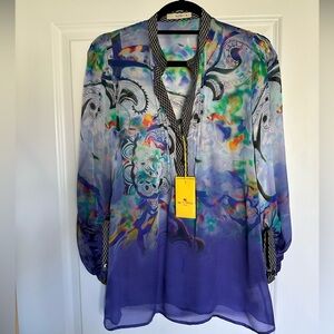 Etro Multicolor Abstract Blouse